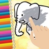 Animal Paint & Coloring Book Game Kids