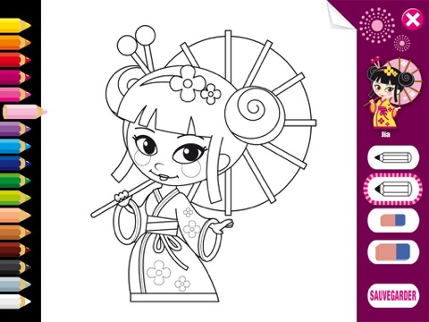 Color Princesses Lite - Jeux de coloriage pour enfants screenshot 3