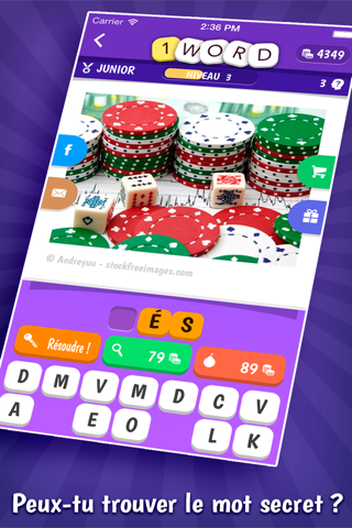 1 Word - a free quiz game screenshot 2