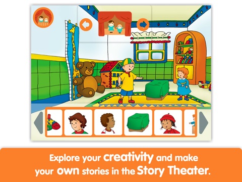 Caillou: Show and Tell by i Read With screenshot 4