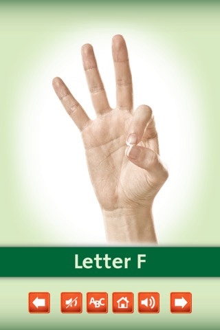 Sign Alphabet Flash Cards screenshot 4