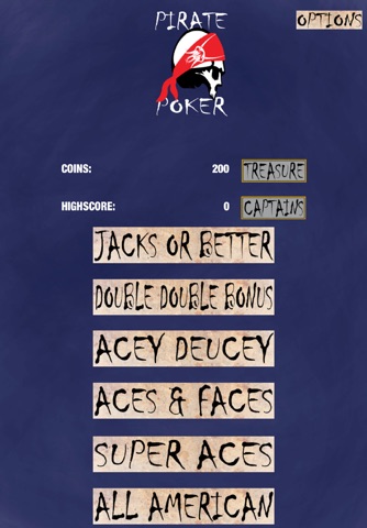 Yar Video Poker Hall - Acey Deucey Plus Better Pirate Games screenshot 2