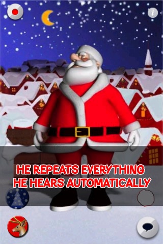 A Talking Santa 3D for iPhone - The Merry Christmas Game screenshot 4