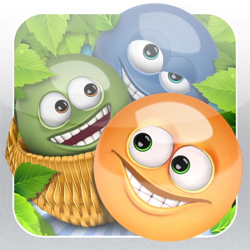 Loopy Fruit Bounce - The FREE bounce puzzle game Icon