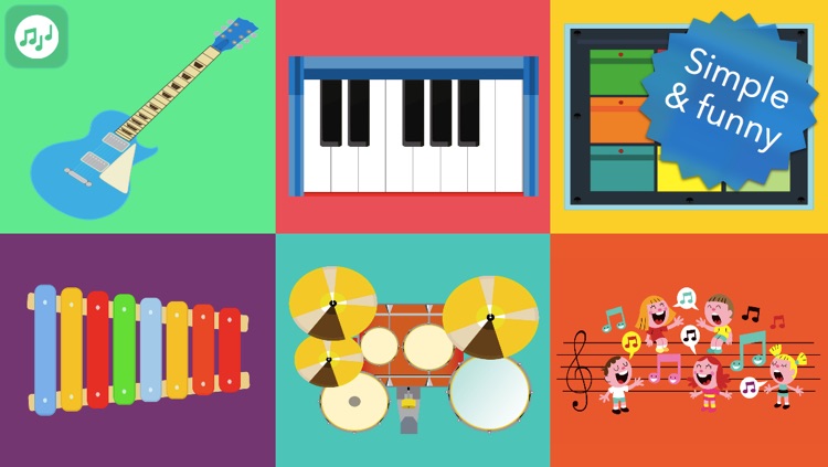 Musical Instruments for Babies - Simple music playing