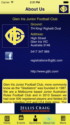 Glen Iris Junior Football Club(圖4)-速報App