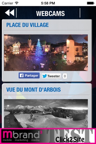 MEGEVE par SKI 360 (bons plans, météo, enneigement, webcams, GPS,…) screenshot 3