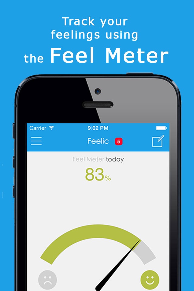 Feelic - Mood Tracker, Share, Text & Chat with Friends screenshot 4