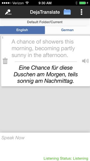 DejaTranslate – Speak, Hear, Read, Write