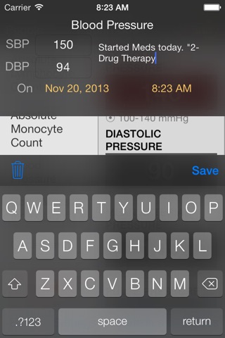 Monitor - Track Diabetes, Cholesterol, BMI & More screenshot 2
