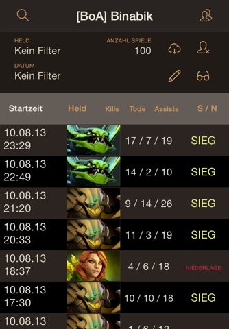 Statistics for Dota 2 screenshot 2