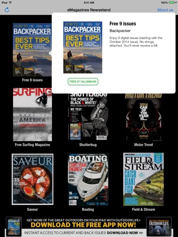 eMagazines Free Digital Editions - The Source For Samples on Your Tablet screenshot 2