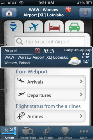 Warsaw Airport Info + Radar screenshot 3