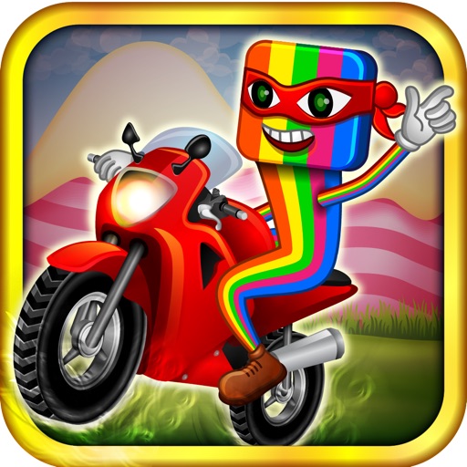 A Candy Clash Ninja Bike Ride Pro – Race to the Draw Line at Mt. Rush!