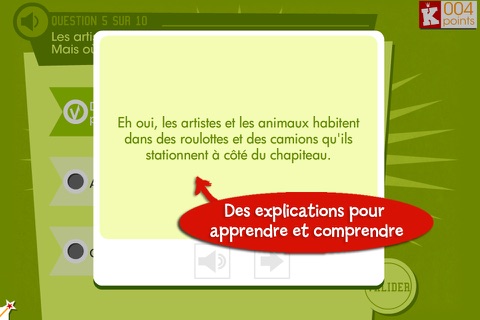 KiKoiOù ! Mini - Mes premiers Quiz : les animaux de la ferme, le cirque, la musique, les fruits et légumes, les moyens de transport screenshot 4