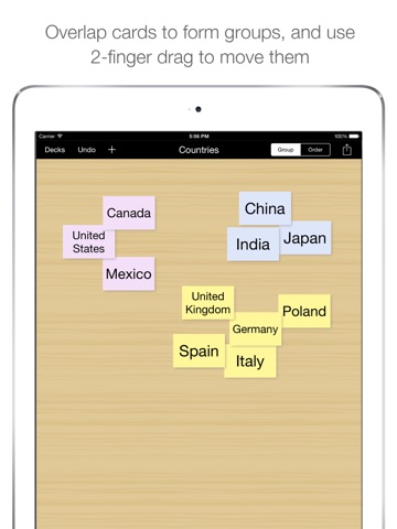 iCardSort screenshot 2