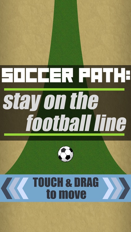 Soccer Path - Stay Quick, Stay Fast of an American Soccer or Worldwide Football Game