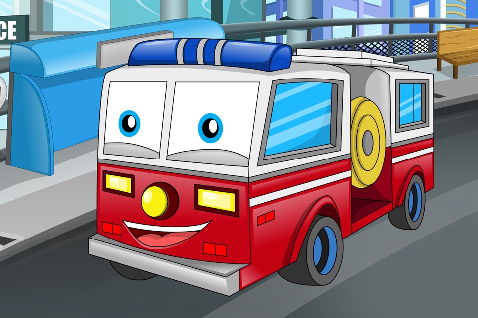 Peekaboo kids cars and trucks screenshot 3