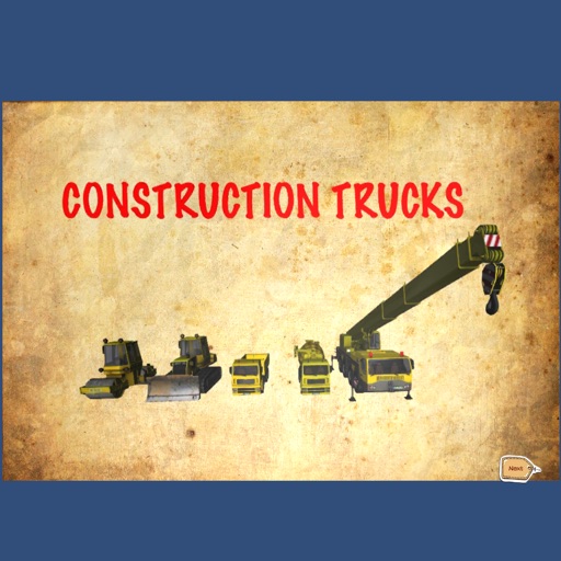 Construction Trucks Popup Book iOS App