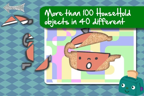 Free Household Objects Cartoon Jigsaw Puzzle screenshot 4