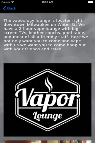 The Vapeology Lounge screenshot 2