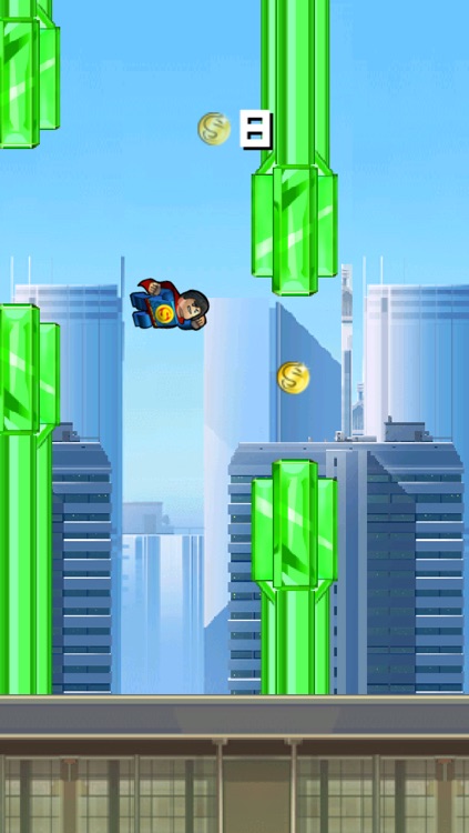 Super Flappy Justice League- Play Free Comic Hero Edition