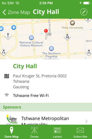 Tshwane Free Wi-Fi screenshot 2