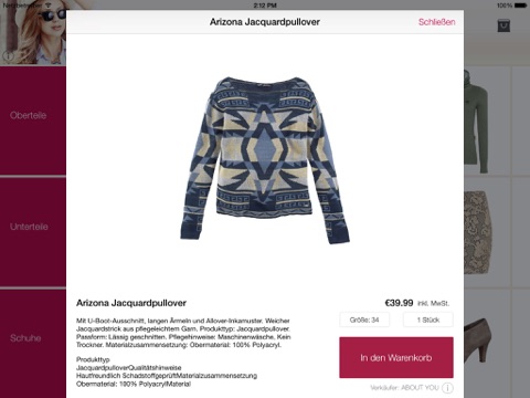 Stilreif Modeberater - Dein Personal Shopper in Mode Online Shops screenshot 4