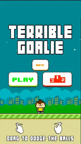 Game screenshot A Terrible Tiny Goalie - Pixel Soccer Game Dodge The 100 Balls hack