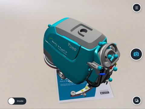 Tennant T300 virtual demo screenshot 2