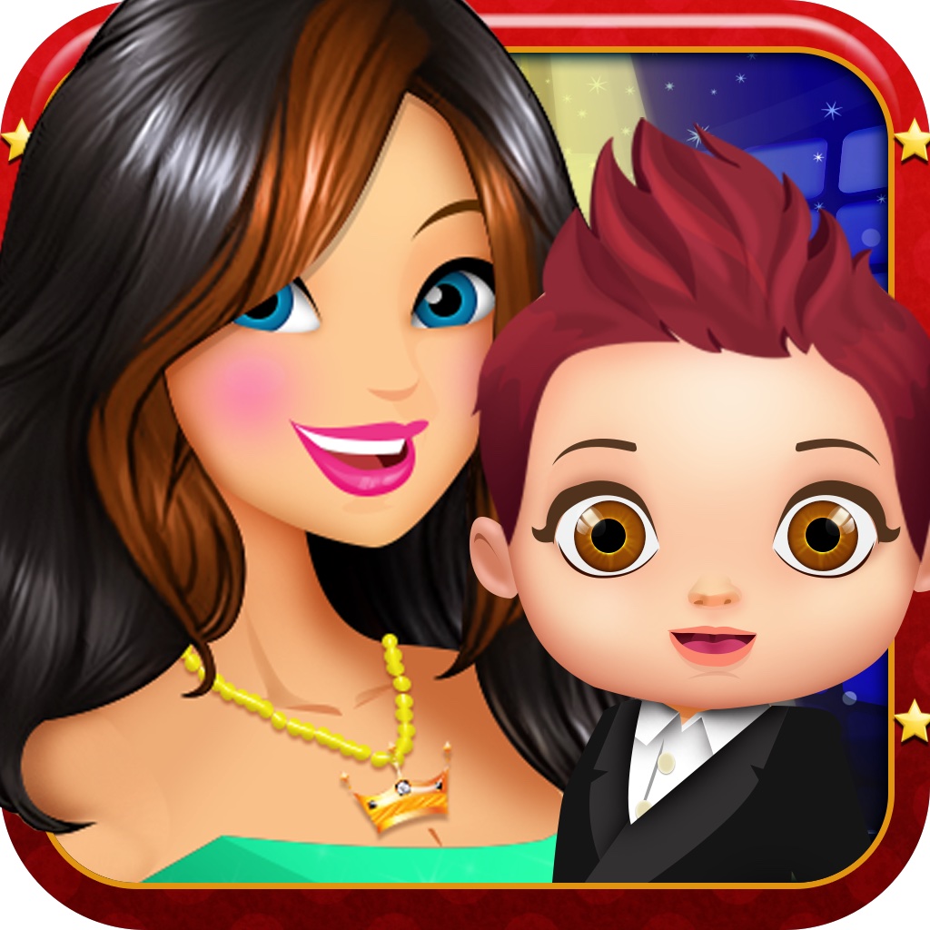 My New-Born Baby Celebrity - Mommy's fun girl and pregnancy kid's care game free icon