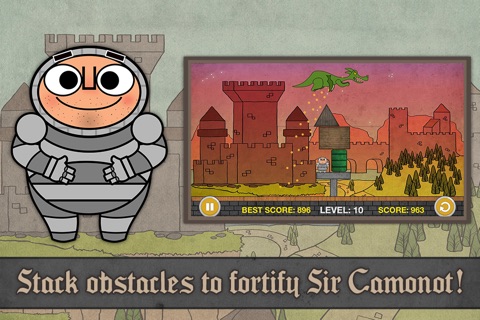 Cover the Knight: Defender Castle Clash Lite - A Physics and Puzzle Game screenshot 3