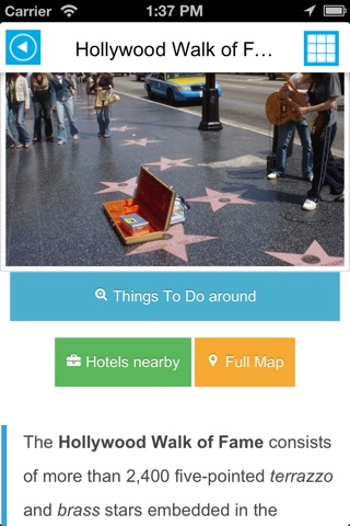 Los Angeles, Hollywood offline map, guide & hotels screenshot 4