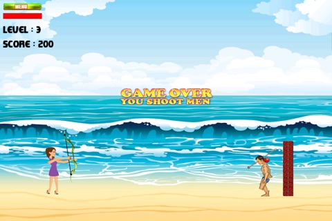 Beach Archer - Sand & Water Cool Action Shooting Bow & Arrow Game FREE screenshot 3