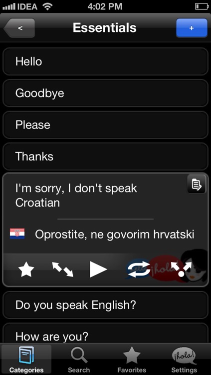 Lingopal Croatian - talking phrasebook