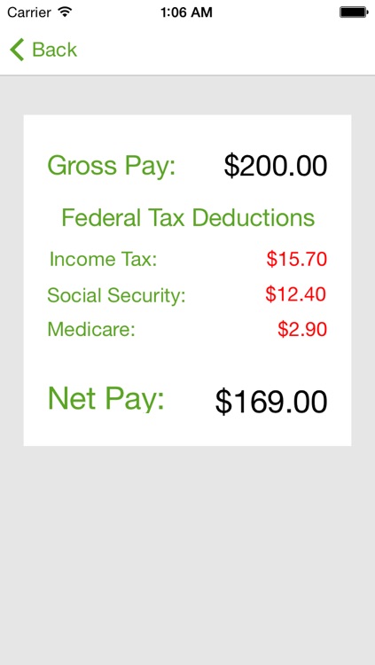 Payday CalculatorDLT