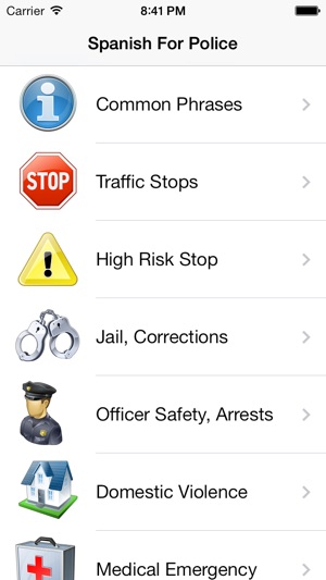 Spanish For Police - Audio Phrasebook(圖1)-速報App