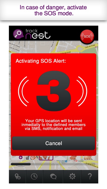 Track Nest - Keep your family safe through your mobile and act in case your loved ones need help. screenshot-4