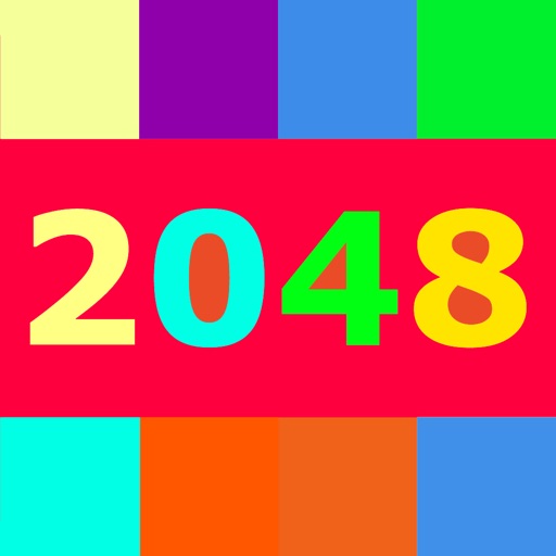 2048 Colorful Edition - Rainbow Colors easy on the eye