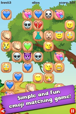 Emoji Bubble Pop - Free Cute Emoticon Art Tap Matching Gameのおすすめ画像1