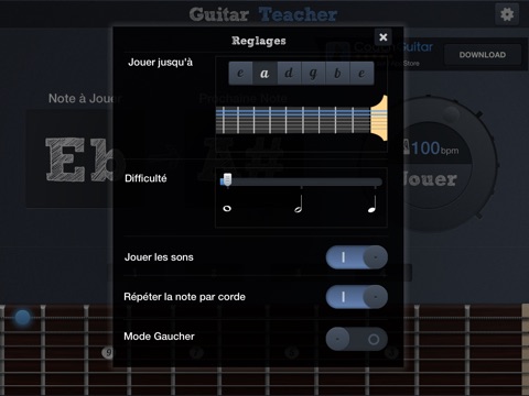 Guitar Teacher - Fretboard notes memorization system easy to play screenshot 2