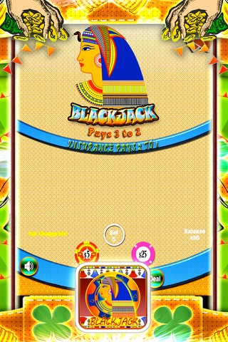 Cleopatra Coins Casino Blackjack Mania - Free CasinoVegas 21 Palace HD Top Edition screenshot 3