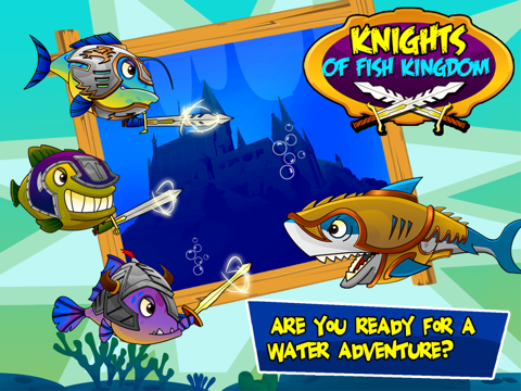 Knight of Fish Kingdom Battle Rage Pro  - Newest Games Of Fishies vs Shark War for kidsのおすすめ画像1