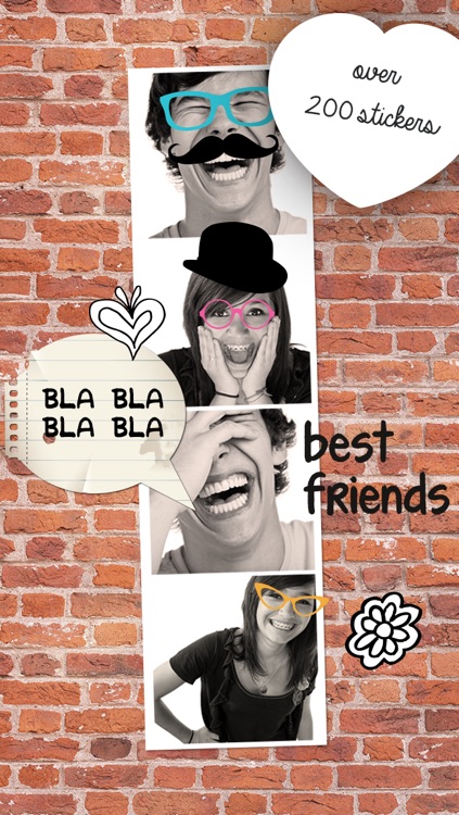 Cream & Sugar Hipster photo collages editor for a Tumblr tbh pic screenshot-4