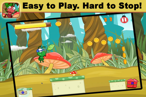Bouncing Bug Adventure - Bug's Escape Life on the Run screenshot 3