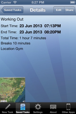 Time Tracker Lite screenshot 2