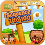 Sequence 1 to 100 w/ Premium Childrens Voices - Free e-Learning for Kids