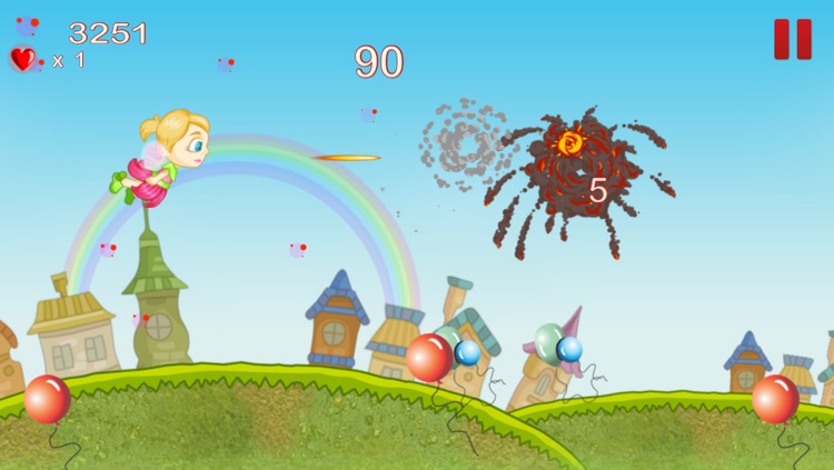 Fairy Town Fantasy: Balloons Attack