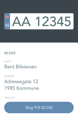 Bileier — Hvem eier bilen? screenshot 2