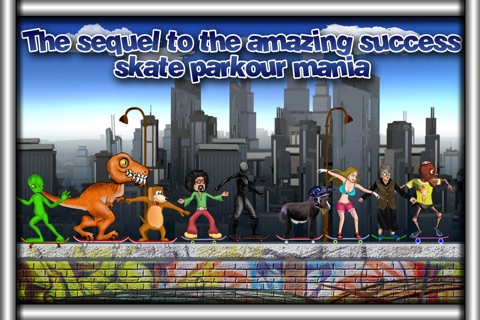 Skate Parkour Mania 2 : The City Riders - Free Edition screenshot 2